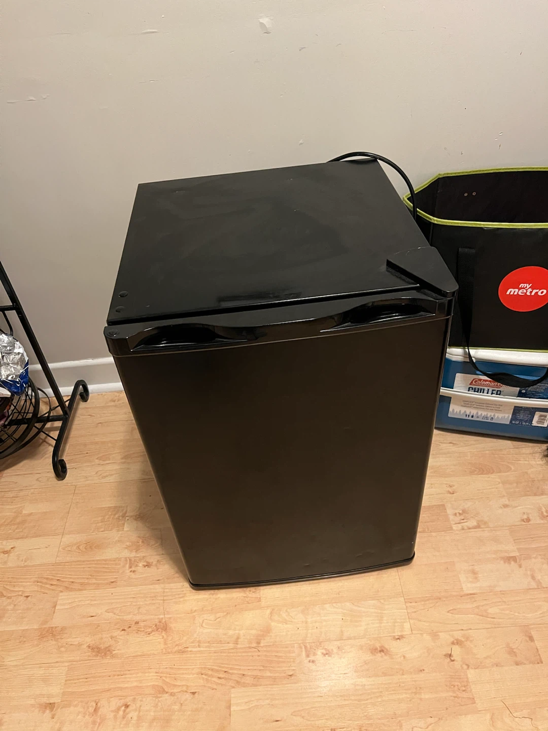 Compact Black Mini Fridge
