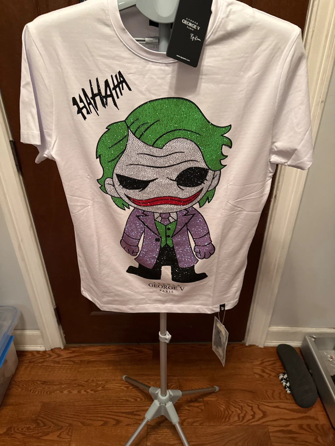 Paris Joker Rhinestone T-Shirt
