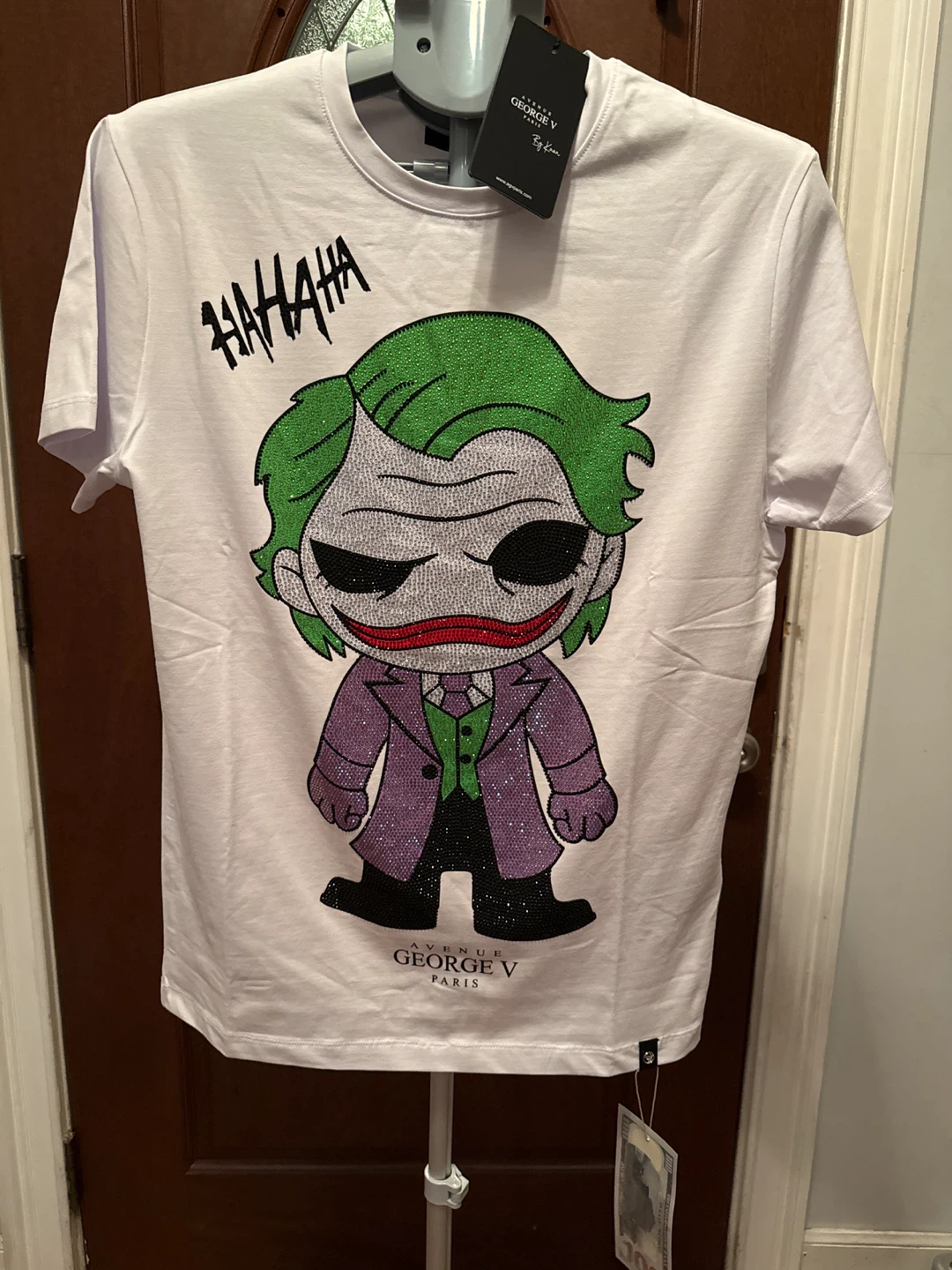 Paris Joker Rhinestone T-Shirt - photo 2