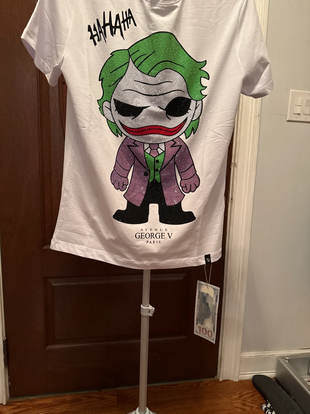 Paris Joker Rhinestone T-Shirt - photo 5
