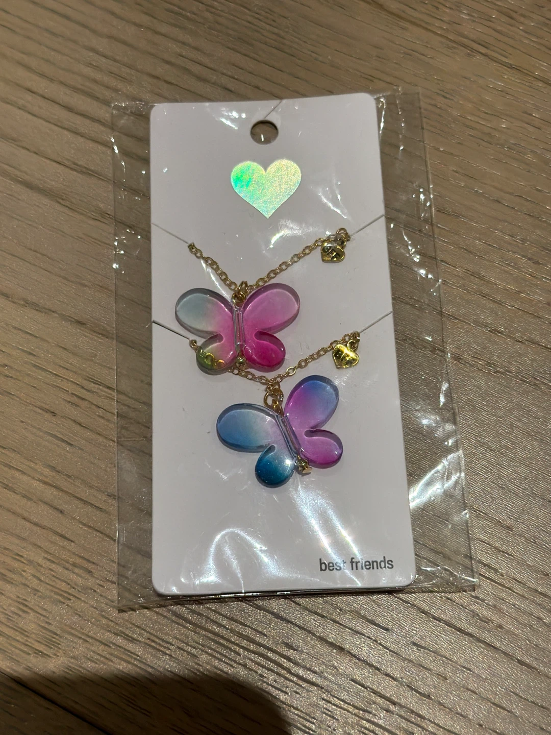 Best Friends Butterfly Necklace Set