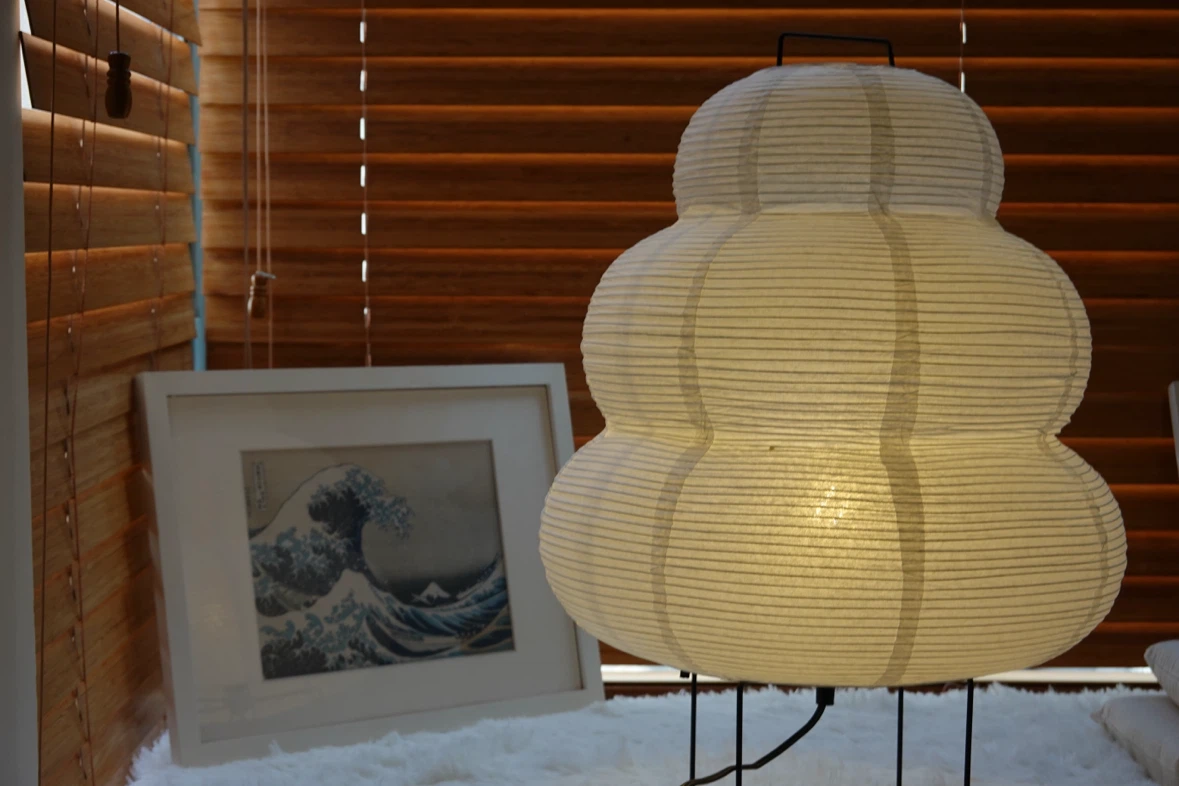 Stacked Paper Lantern Table Lamp