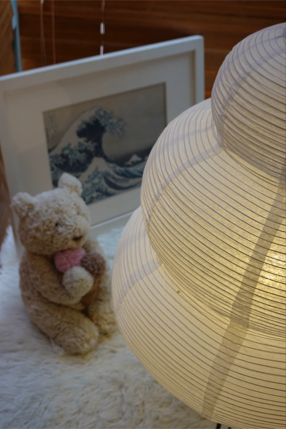 Stacked Paper Lantern Table Lamp - photo 3