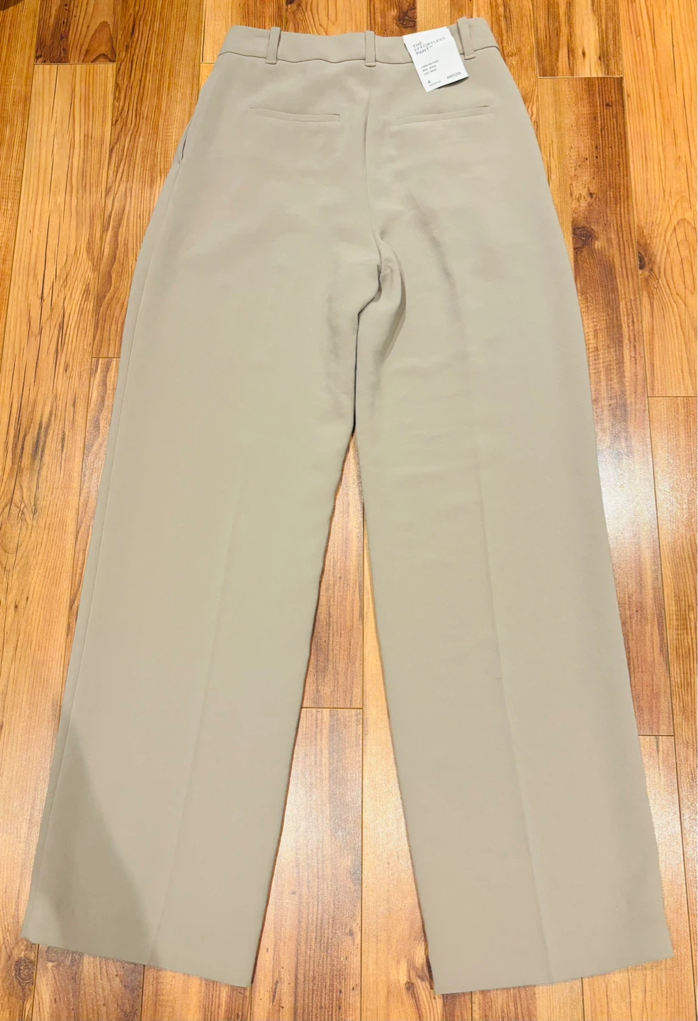 BNWT - Aritzia The Effortless Pant Nomad Beige Size 4 - photo 3