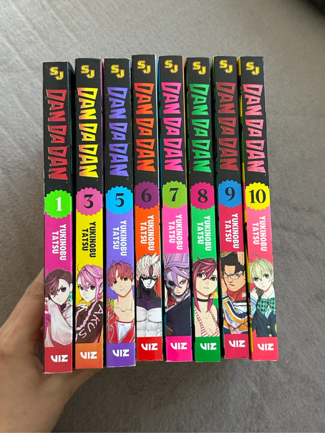 Dan Da Dan Manga Volumes 1, 3, 5-10