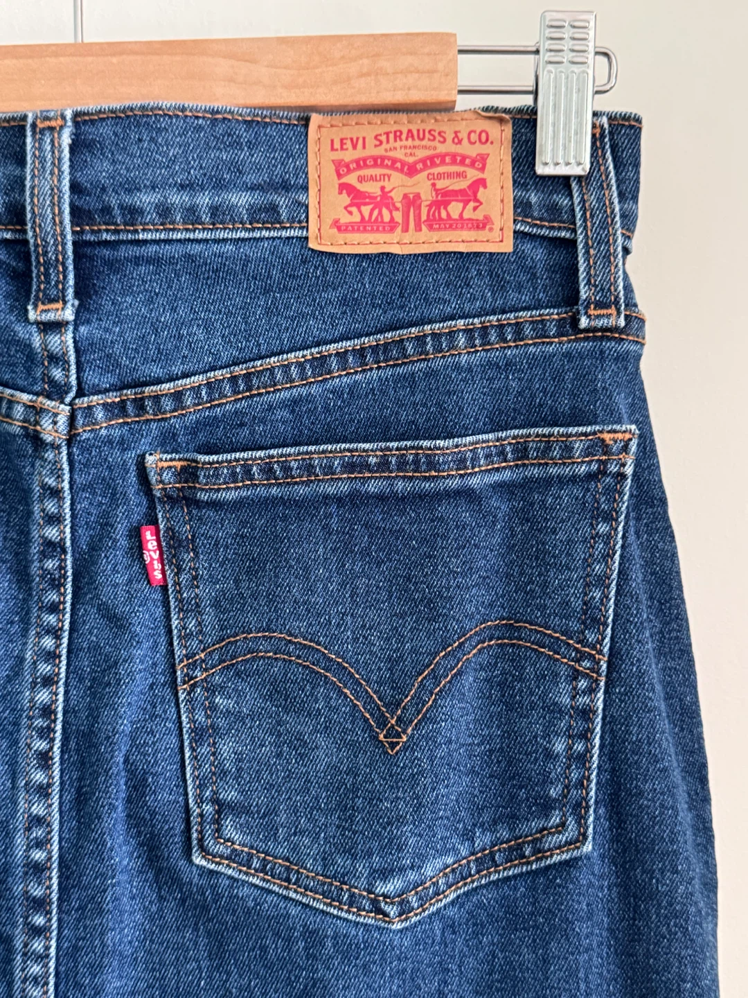 Levi Strauss & Co. Denim Button-Front Skirt - photo 3
