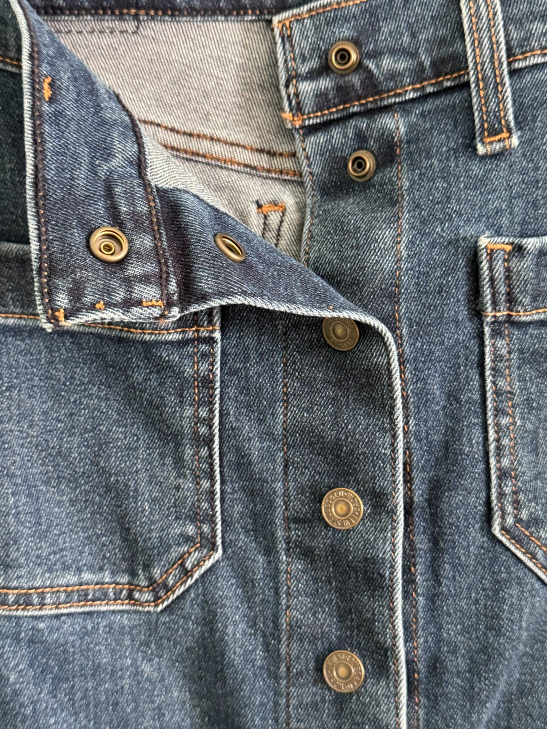 Levi Strauss & Co. Denim Button-Front Skirt - photo 5