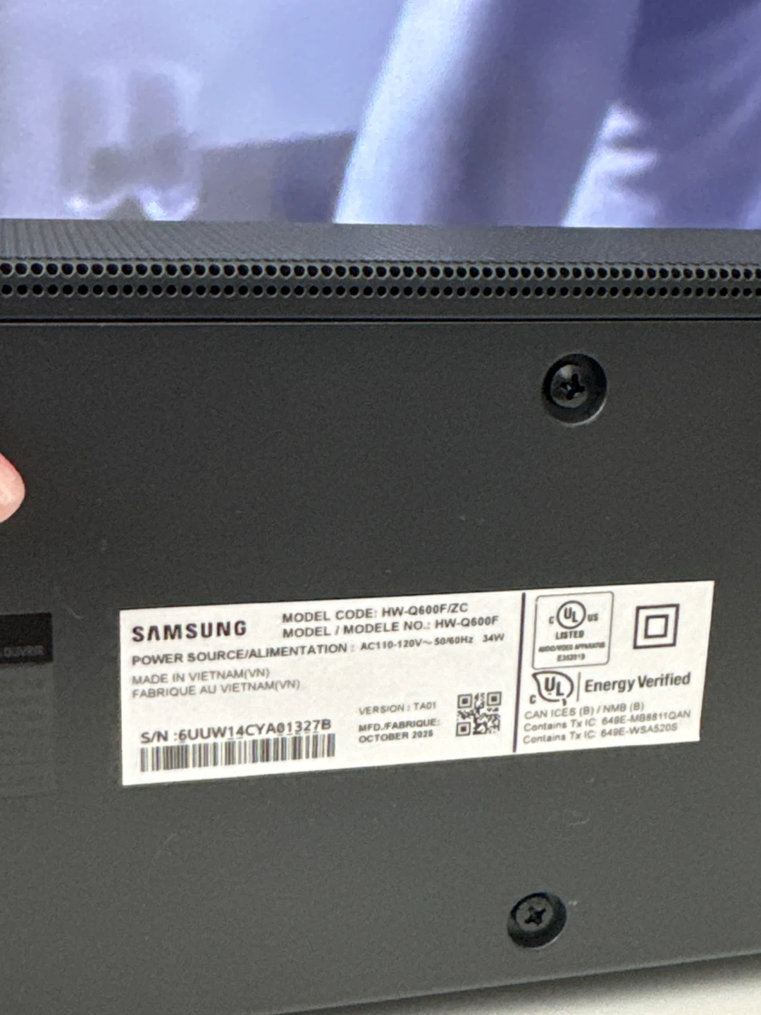 Samsung Soundbar and Subwoofer System - photo 5