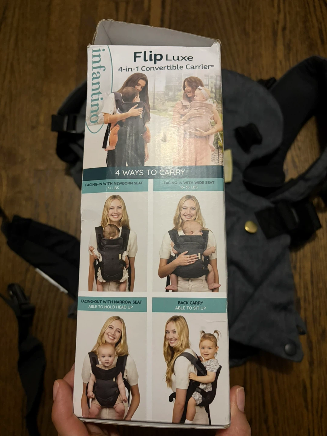 Infantino Flip Luxe 4-in-1 Convertible Carrier - photo 3