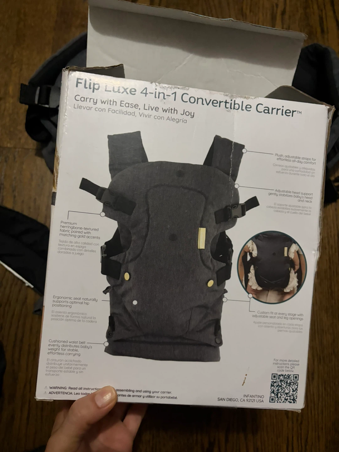 Infantino Flip Luxe 4-in-1 Convertible Carrier - photo 4