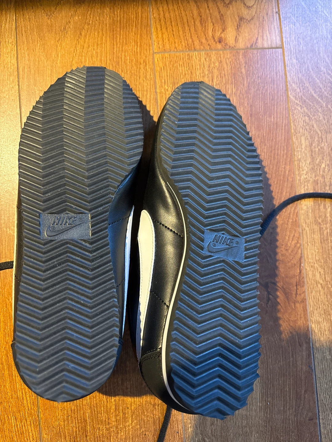 Nike Classic Cortez Black and White Shoes - photo 3