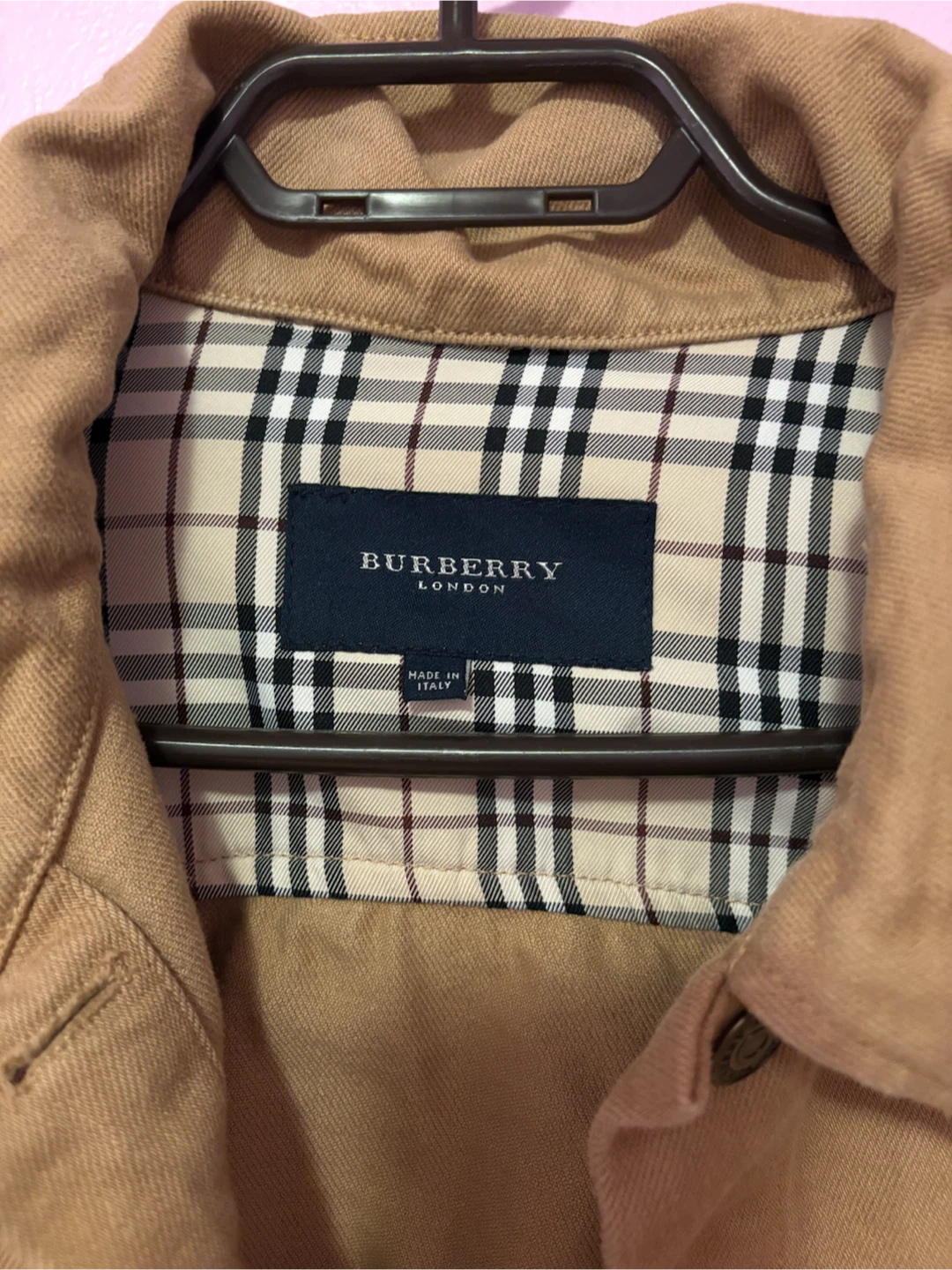 Burberry Tan Denim Jacket - photo 3