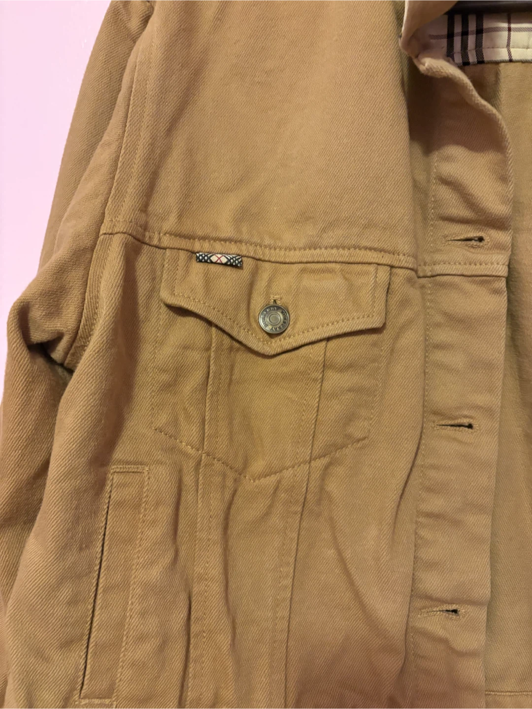 Burberry Tan Denim Jacket - photo 4