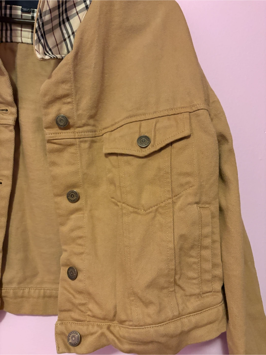 Burberry Tan Denim Jacket - photo 5