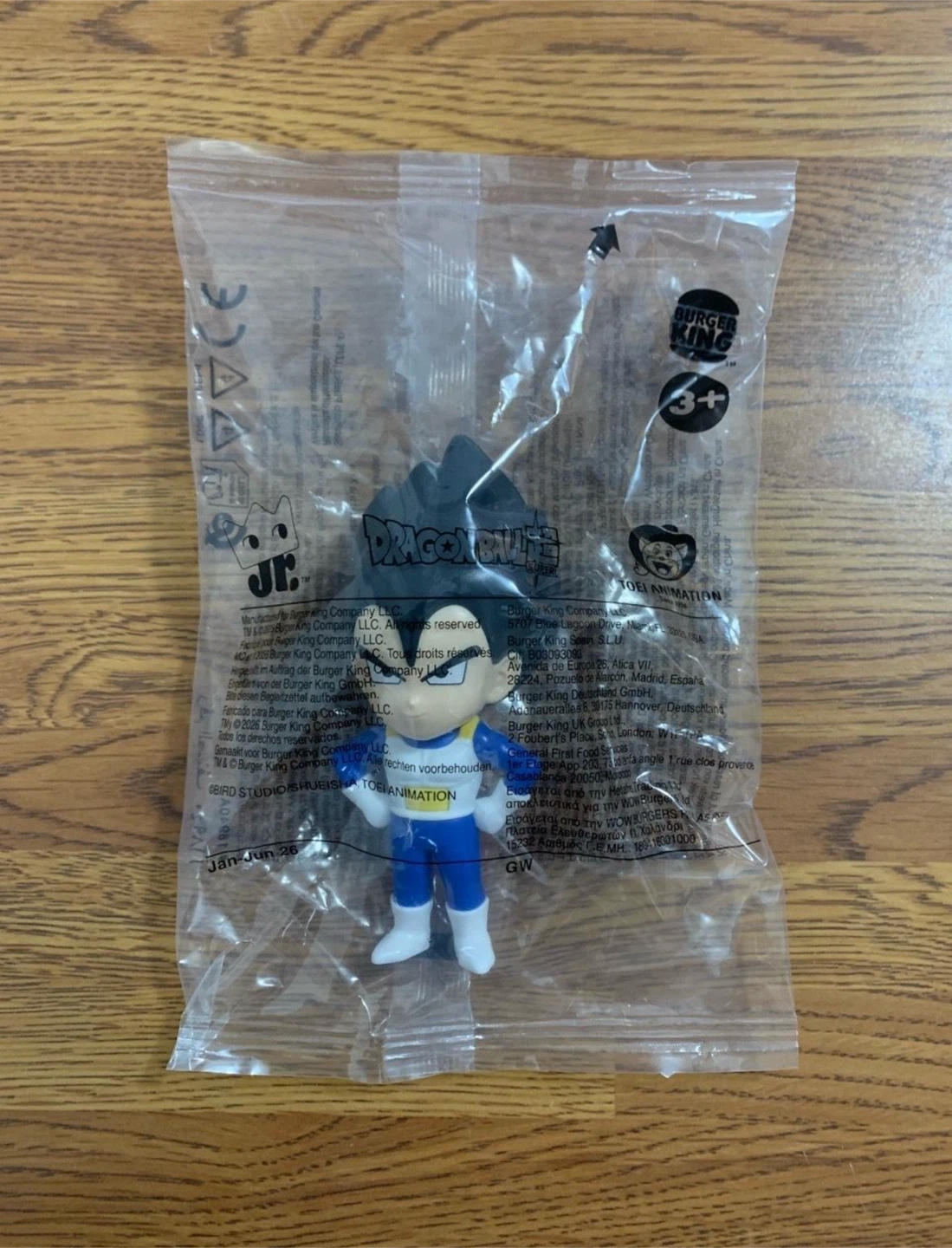 Burger King | Dragon Ball Super King Jr. Kids Meal Toy (Vegeta) - photo 2