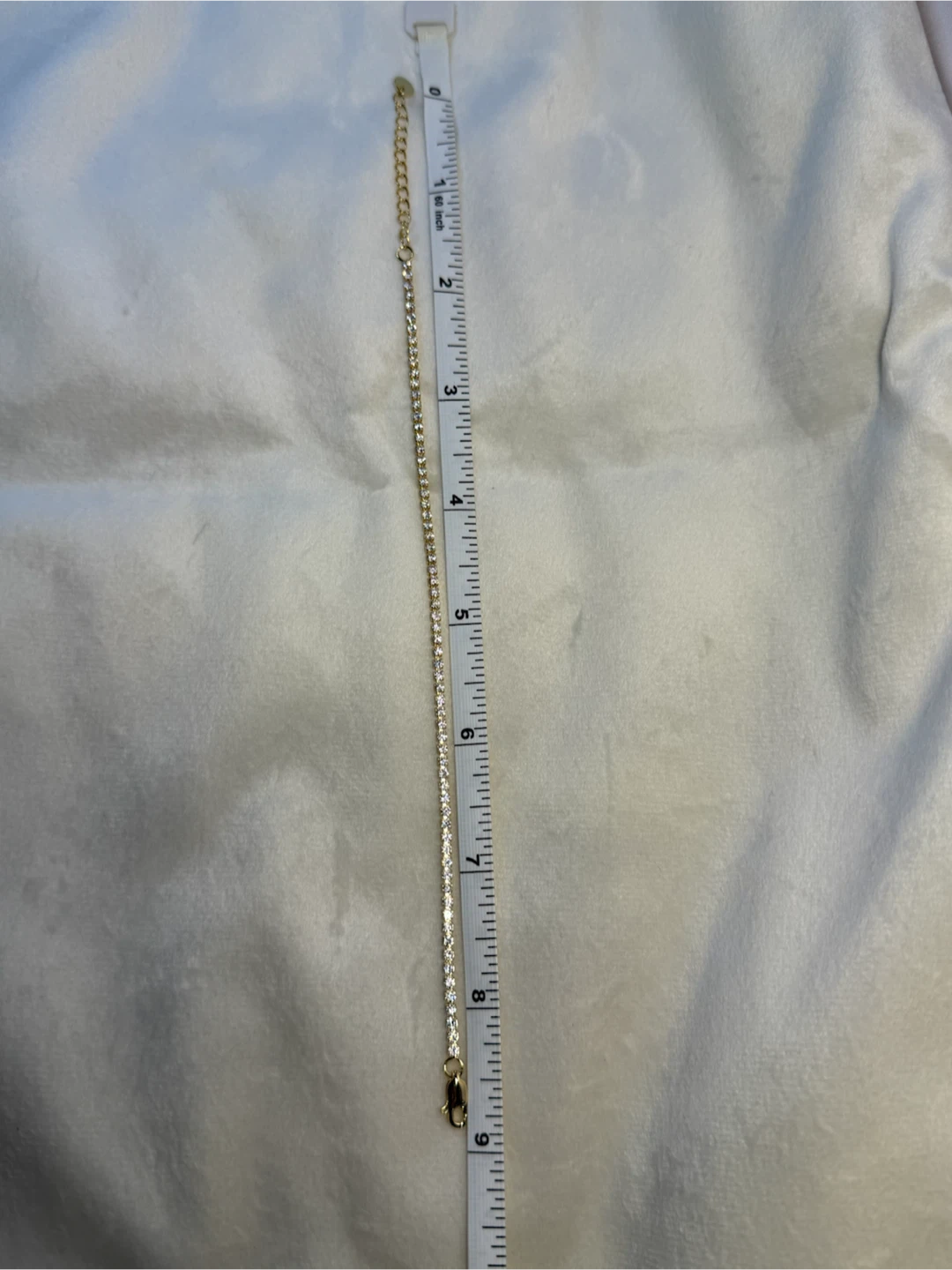 Gold-Tone Crystal Tennis Bracelet - photo 3