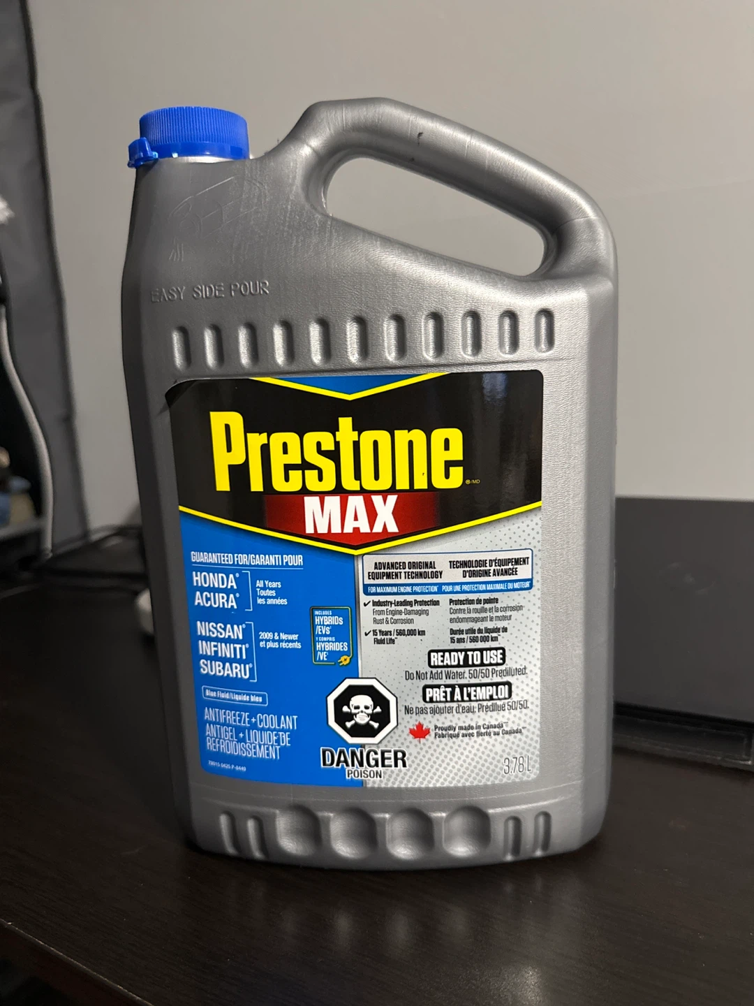 Prestone Max Antifreeze + Coolant, 3.78L