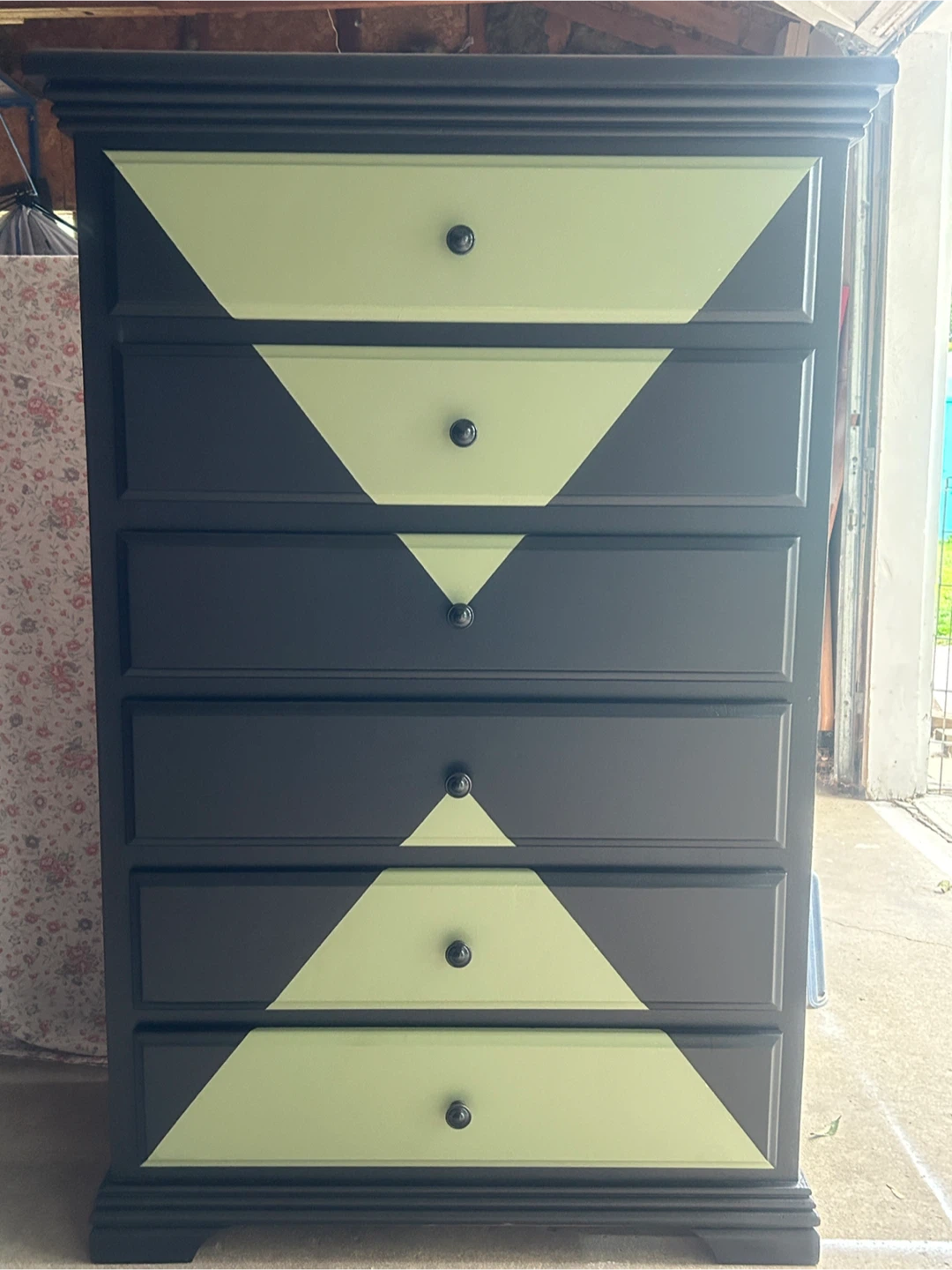💕Modern Geometric Tallboy Dresser - photo 5