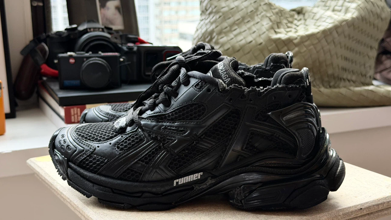 Balenciaga Runner Sneakers - Black - Size 39 - photo 2
