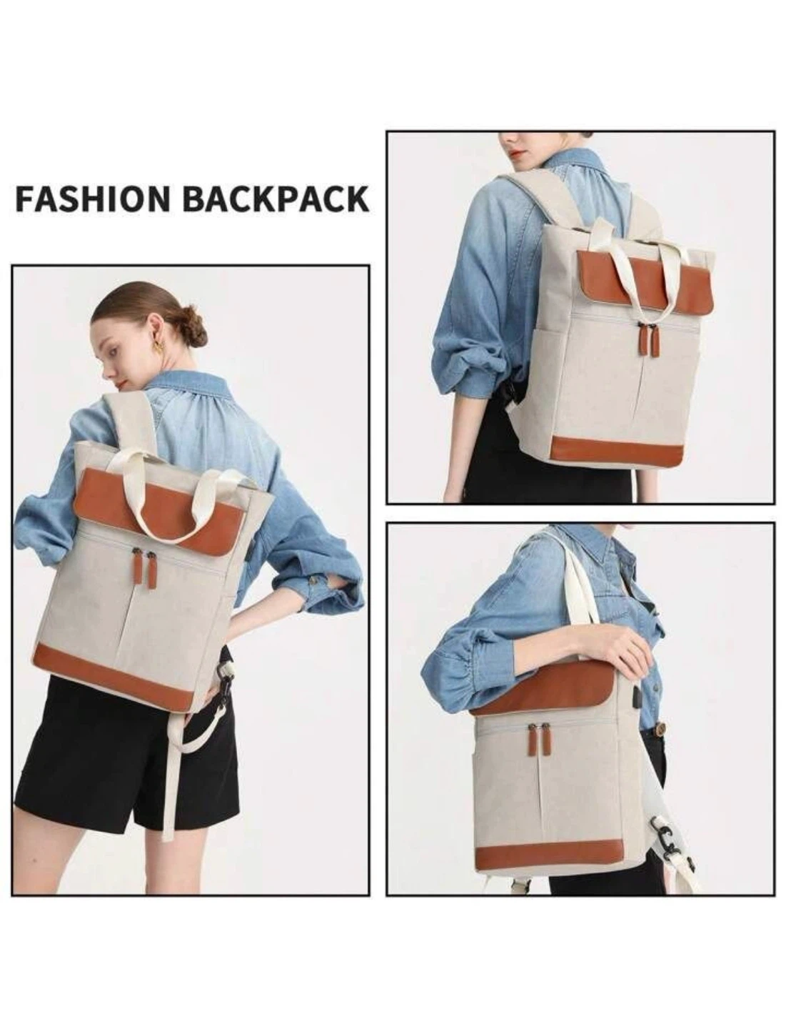 Backpack with USB Charging Port