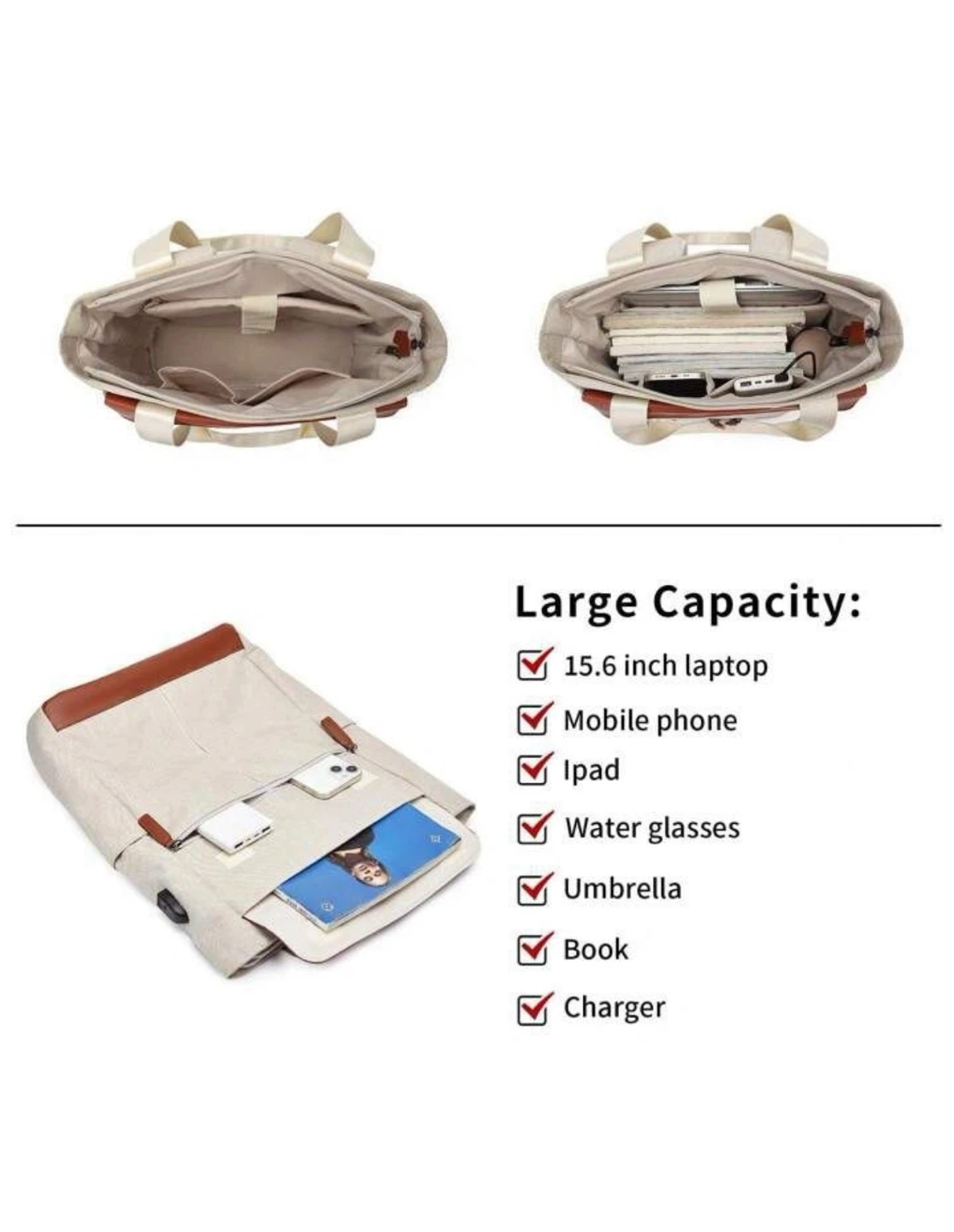 Backpack with USB Charging Port - photo 3