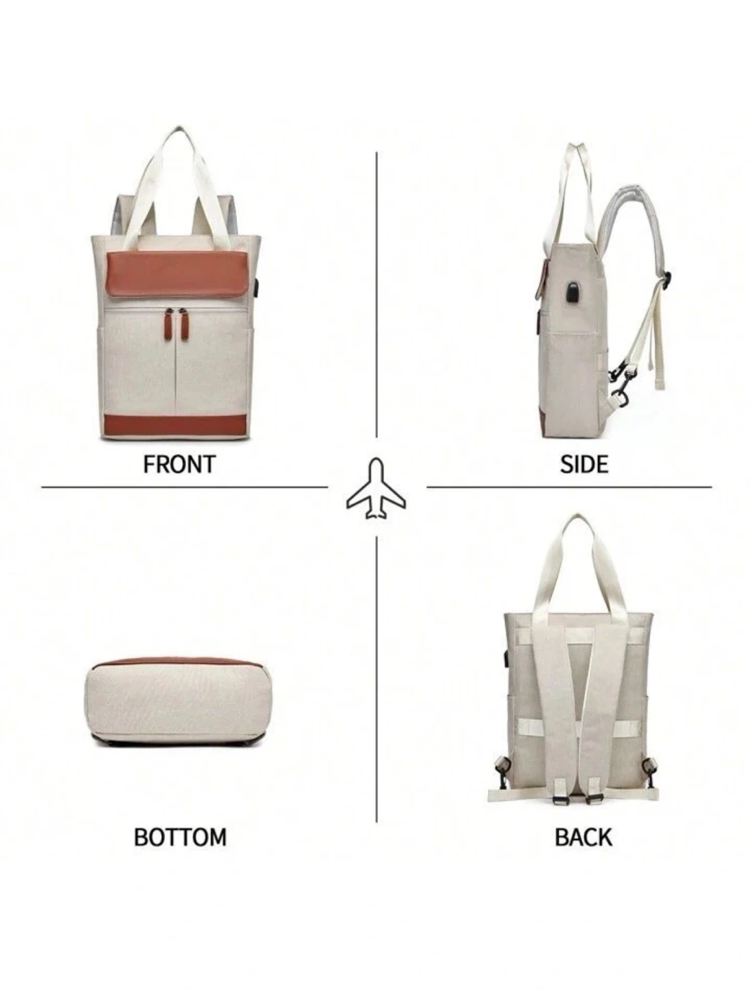 Backpack with USB Charging Port - photo 4