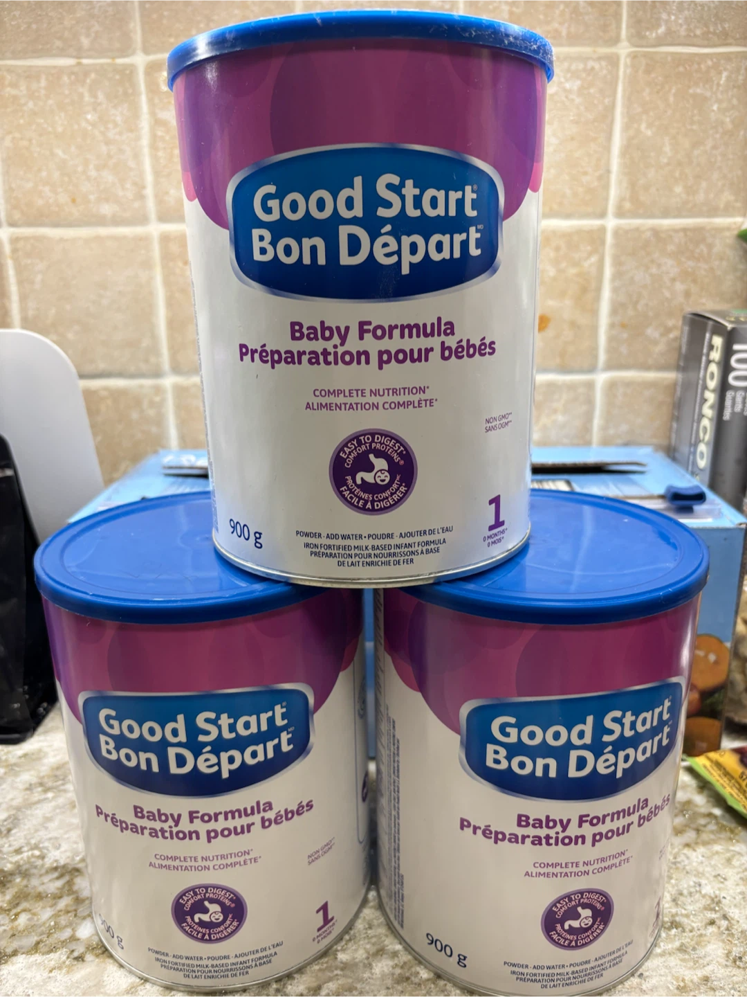 3 Tins of Good Start Baby Formula 900g