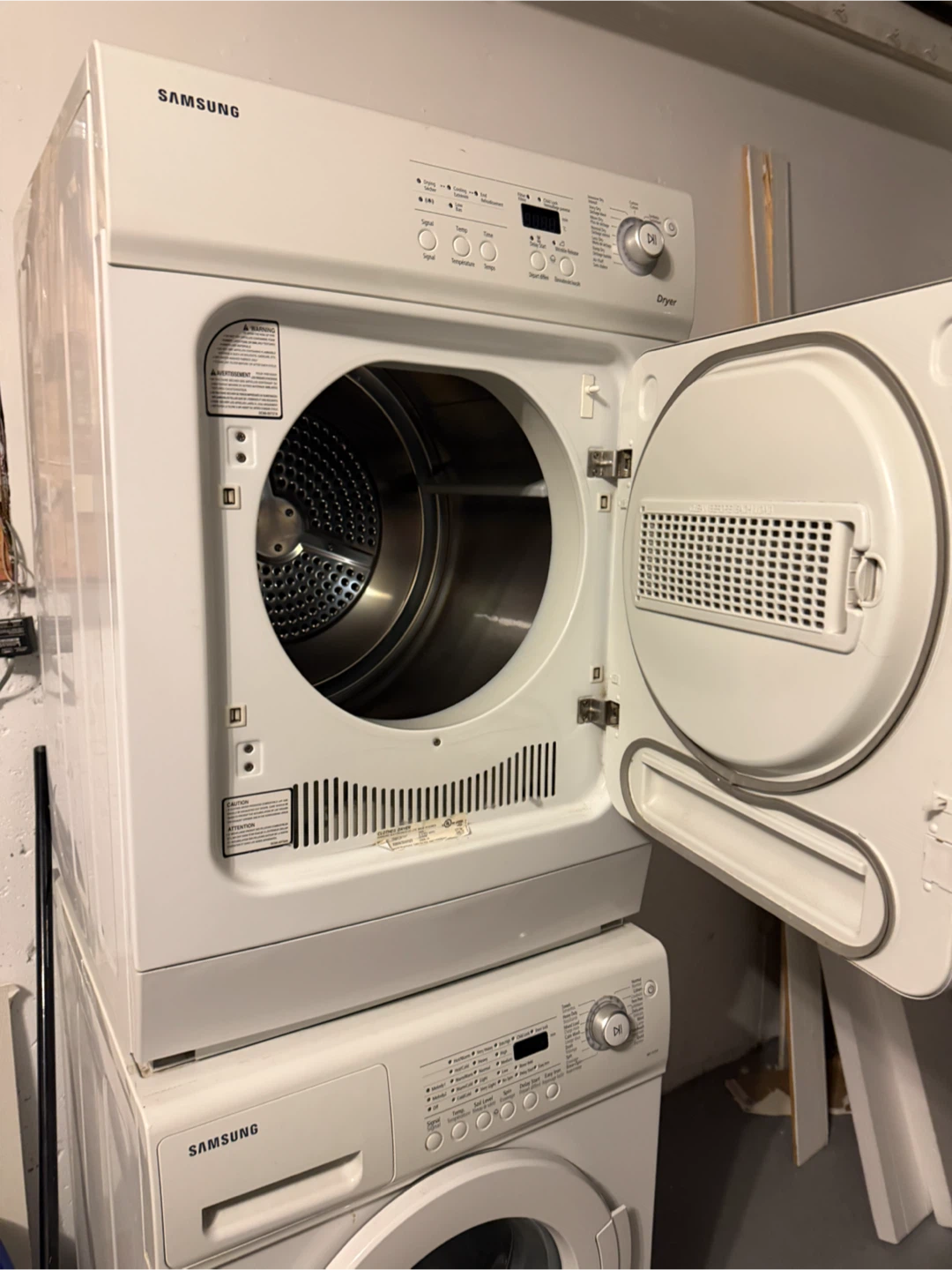 Samsung Stackable Washer and Dryer Set - photo 2