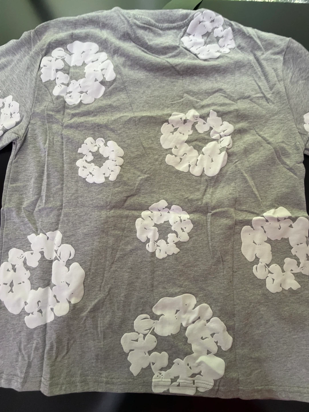 Denim Tears Cotton Wreath T-Shirt Grey - photo 4