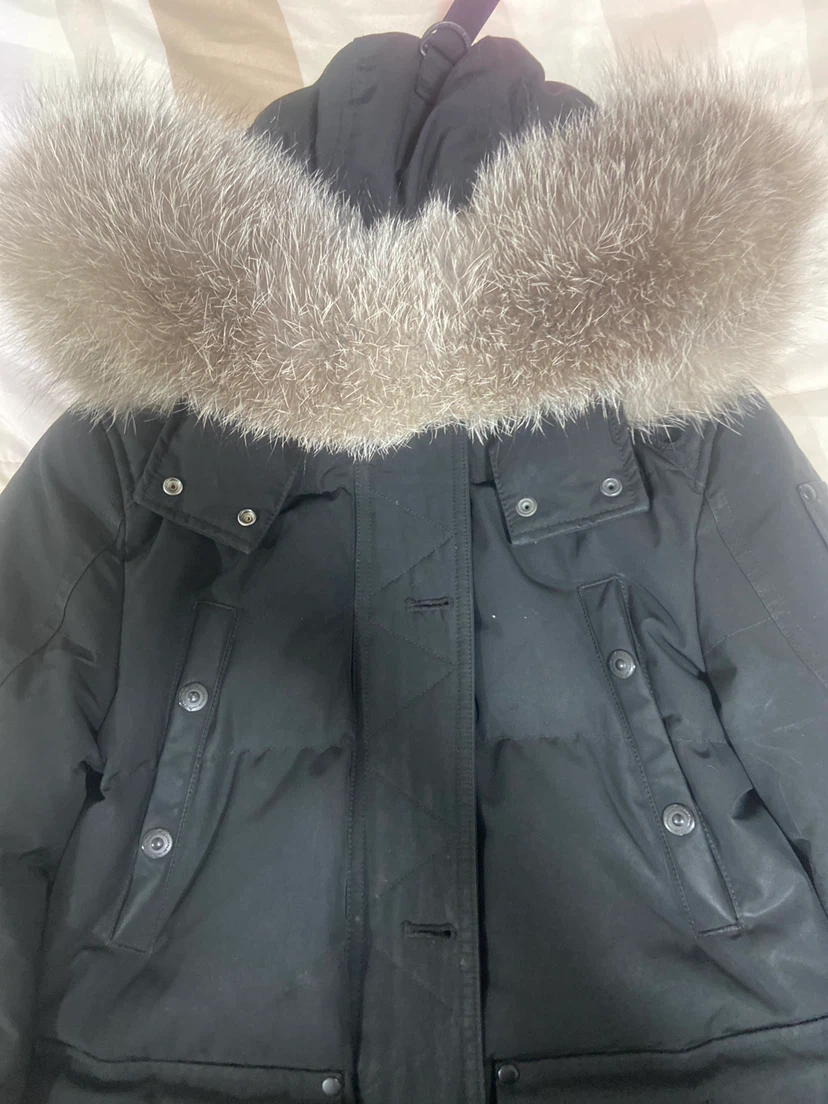 Moose Knuckles Black Down Jacket - photo 3