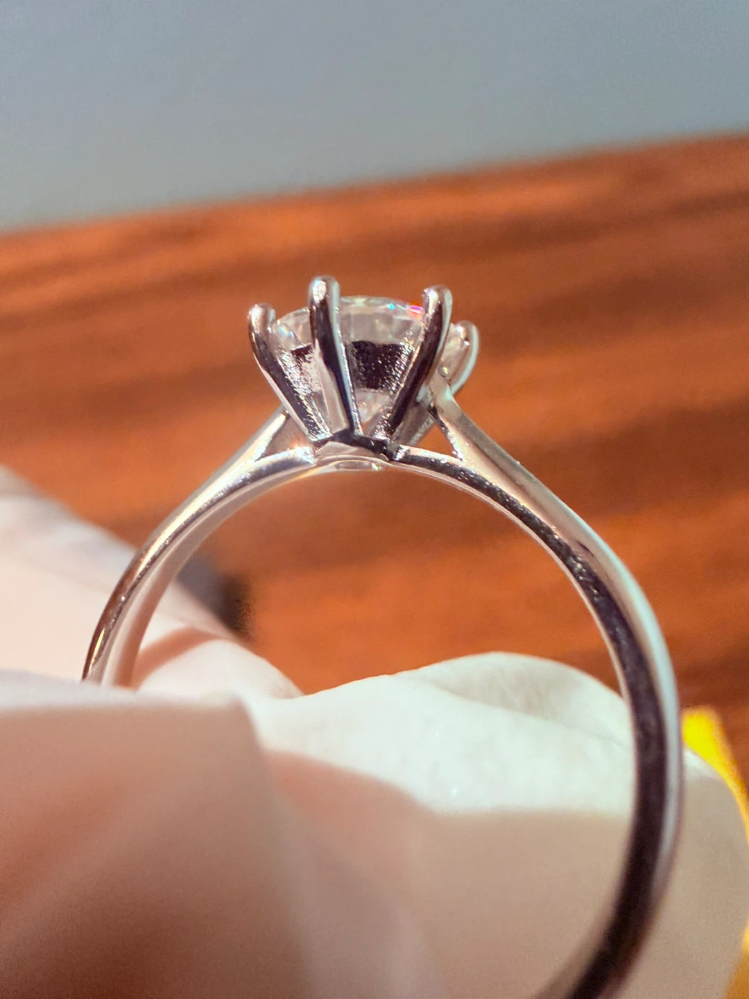 1CT VVS1 Moissanite Adjustable Ring💍 - photo 5