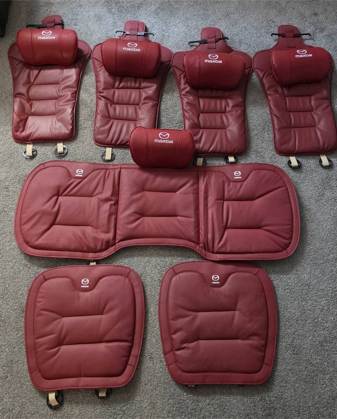 Mazda seat cushion set