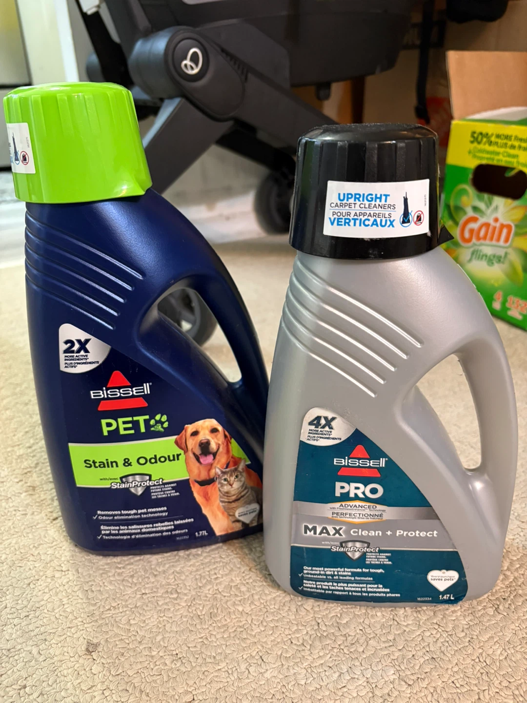 Bissell Pet Stain & Odour and Pro Max Clean Formula