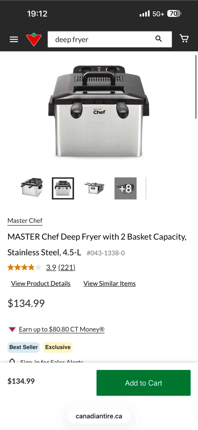 Master Chef 4.5L Deep Fryer - photo 3