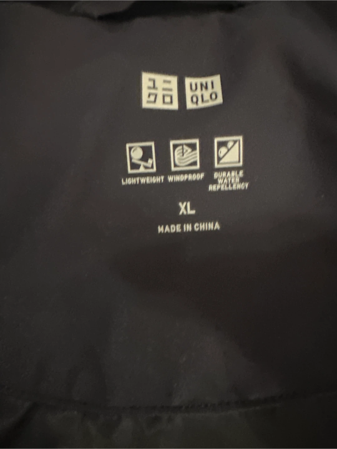Uniqlo Seamless Down Hooded Coat Navy Size XL - photo 2