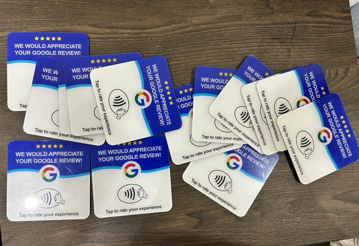 Set of 12 Google Review NFC Tags