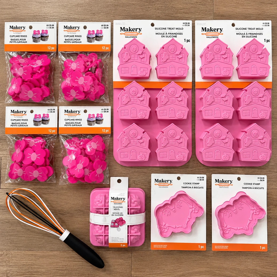 NEW Makery Halloween Baking Set – Silicone Molds & Cupcake Rings