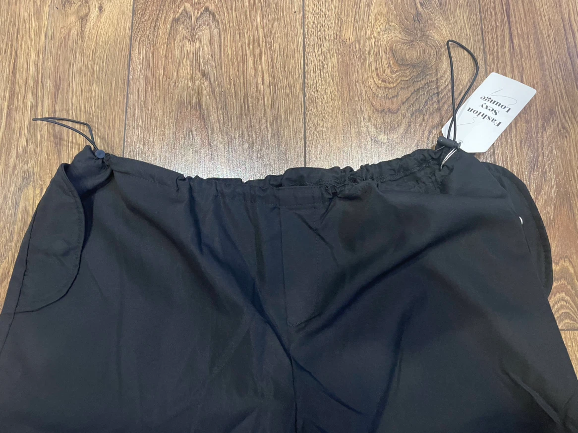 Fashion Sexy Lounge Black Parachute Pants - photo 4