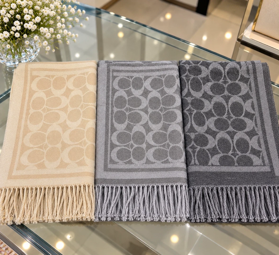 Premium signature Print Shawls