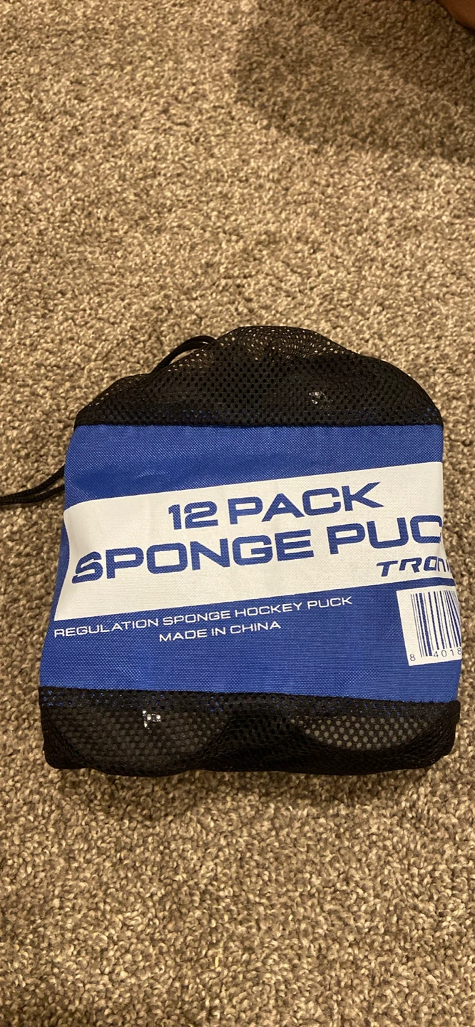 TRONX 12 Pack Sponge Hockey Pucks