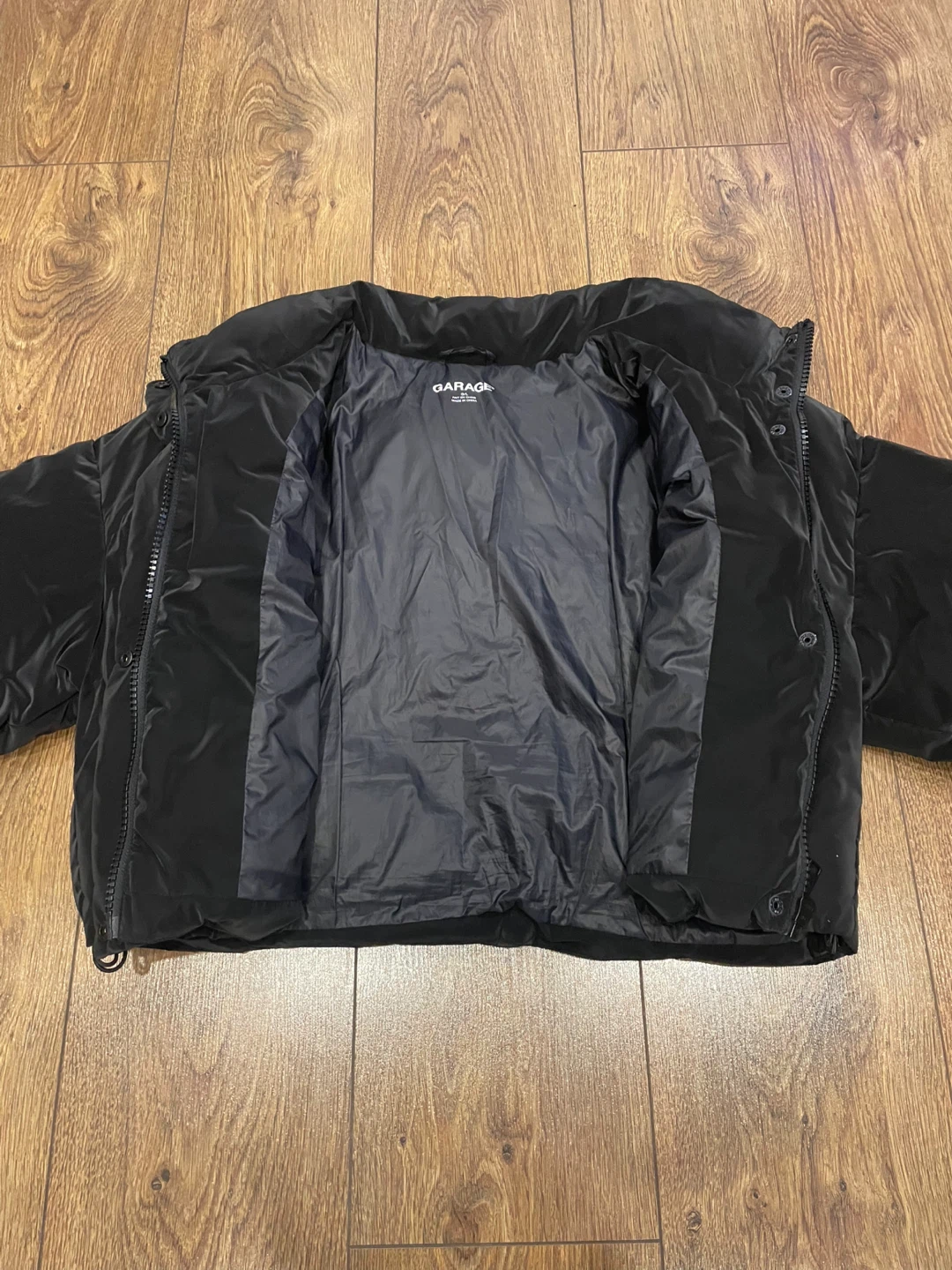Garage Black Puffer Jacket