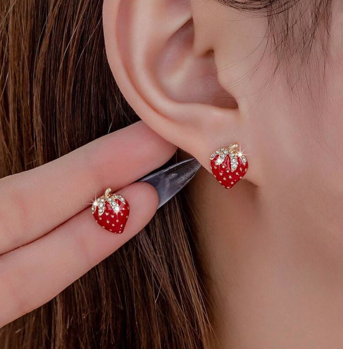 Strawberry Stud Earrings
