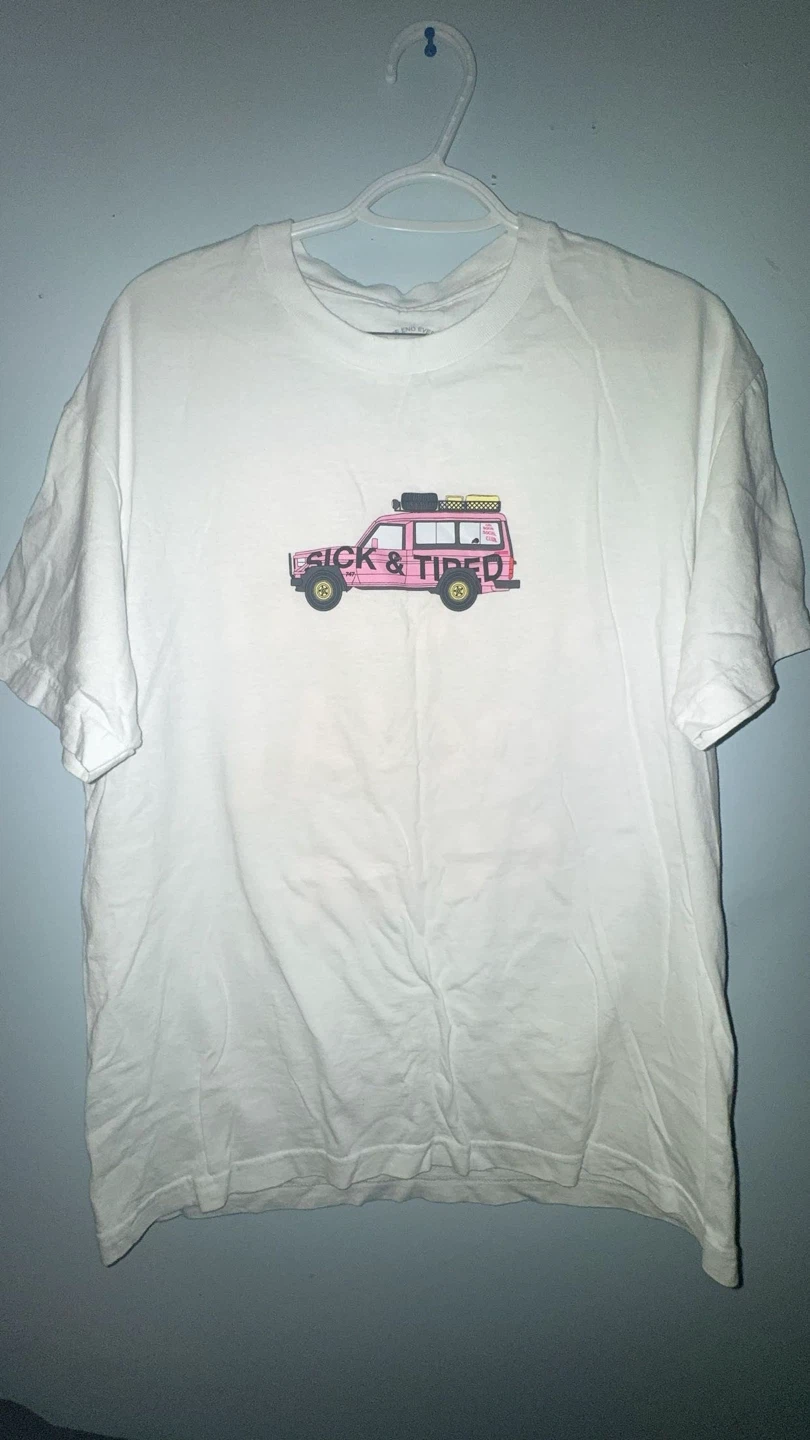 Anti social club sick and tired shirt