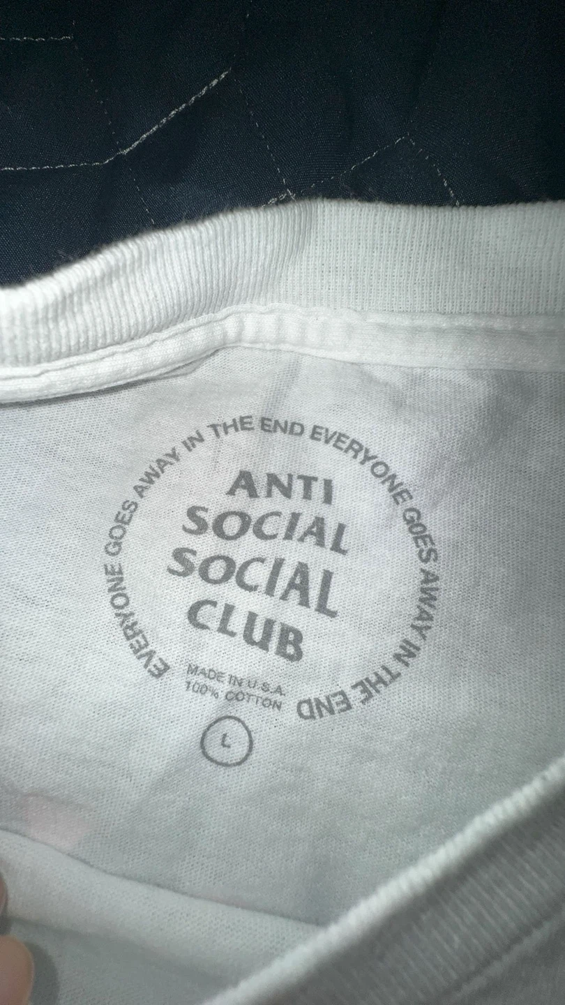Anti social club sick and tired shirt - photo 3