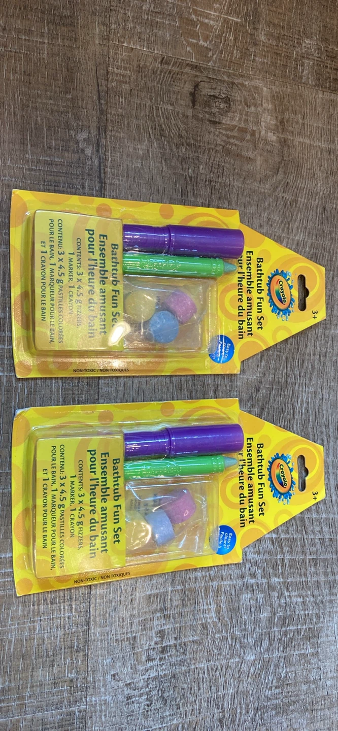 2 Crayola Bathtub Fun Sets