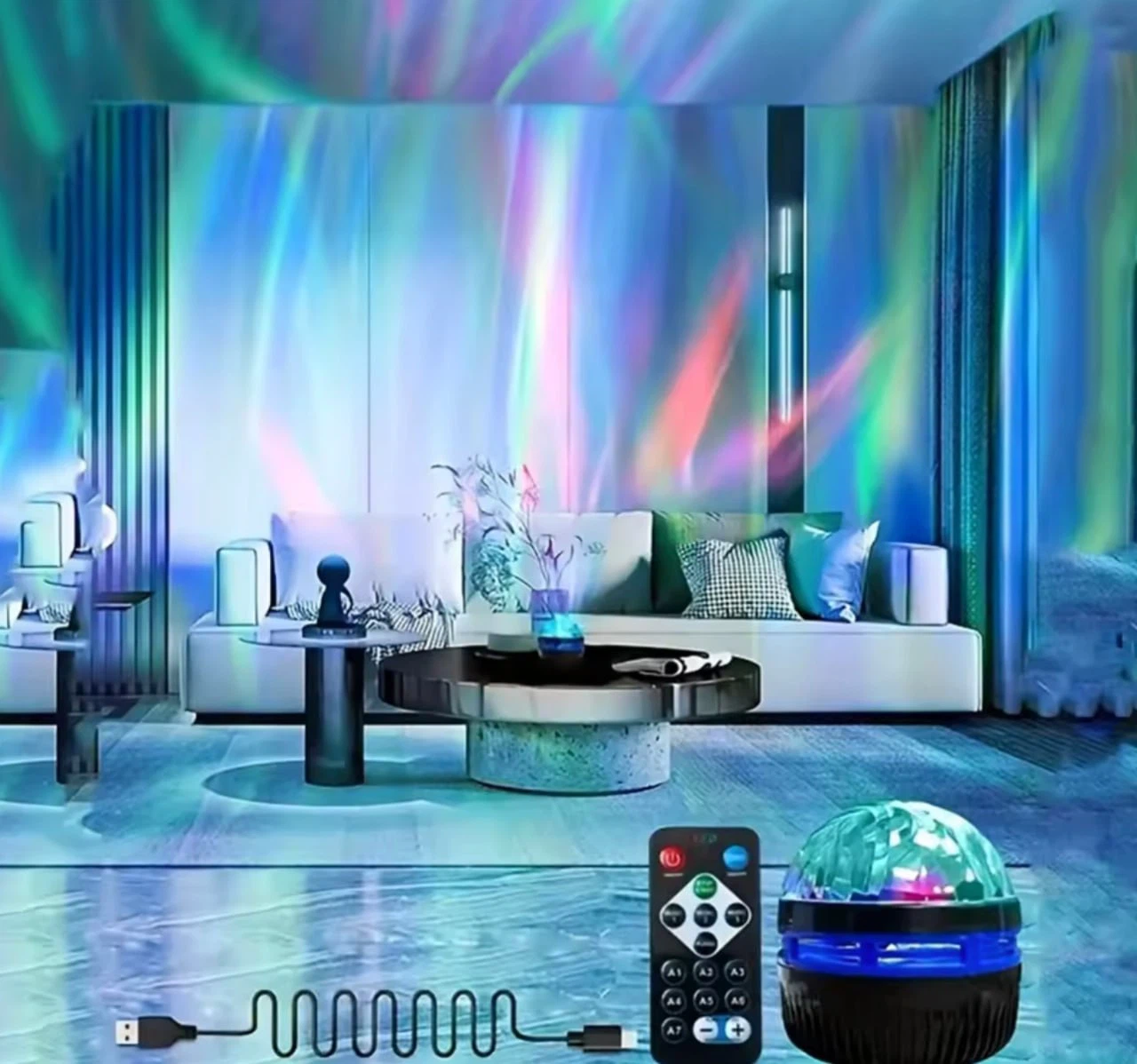 Aurora Borealis Galaxy Light Projector