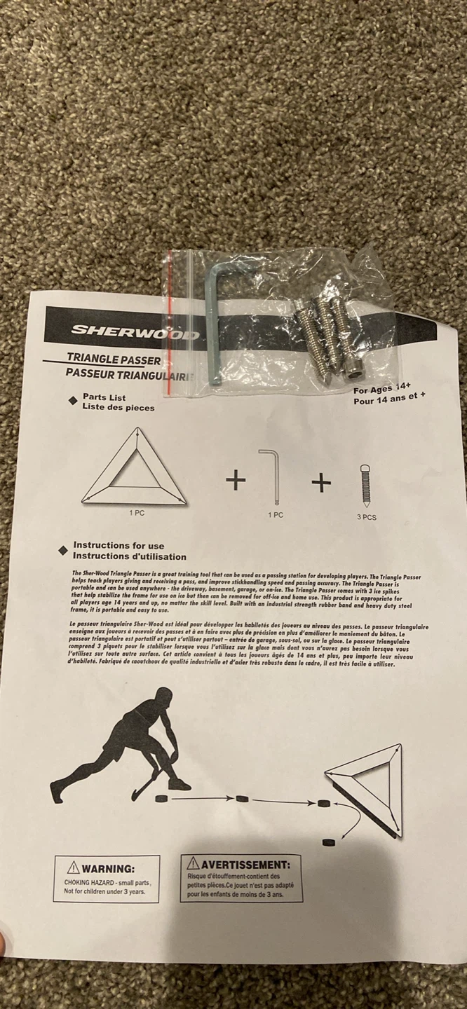 Sherwood Triangle Hockey Passer - photo 3