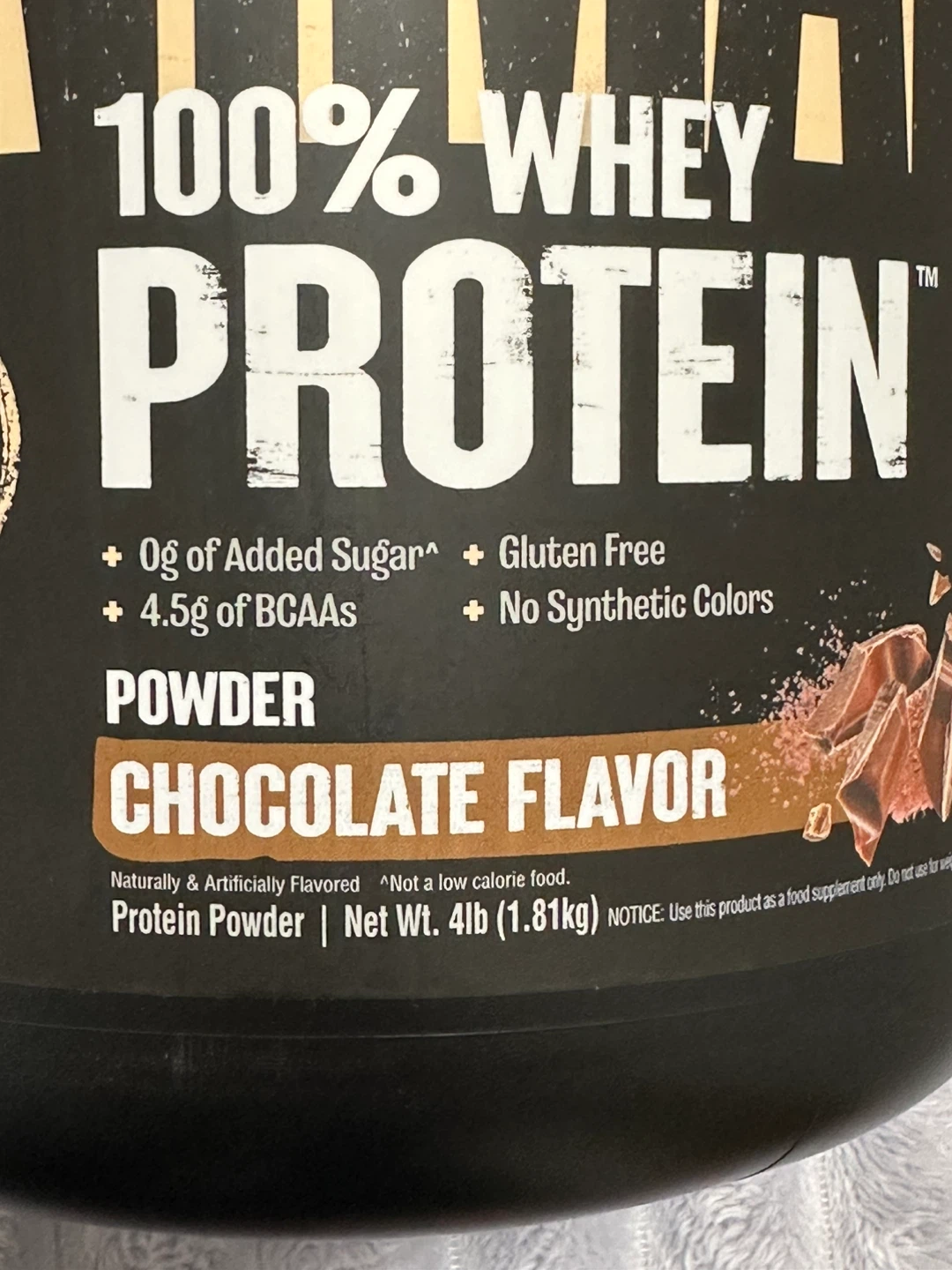 Animal 100% Whey Protein Powder - Chocolate Flavor - 4lb - photo 2