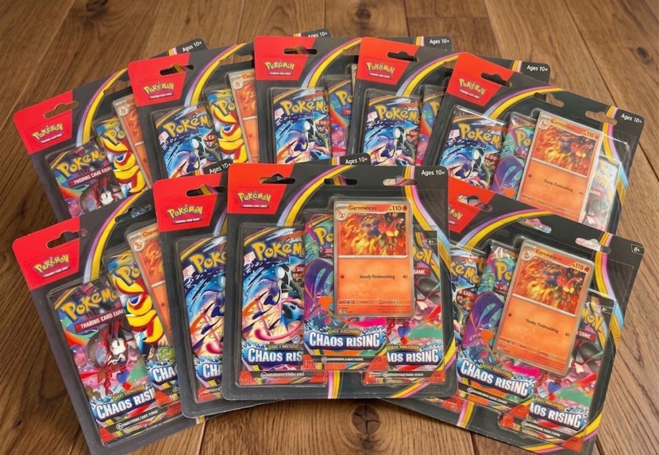 Pokemon  Evolutions Chaos Rising 3-Pack Blister