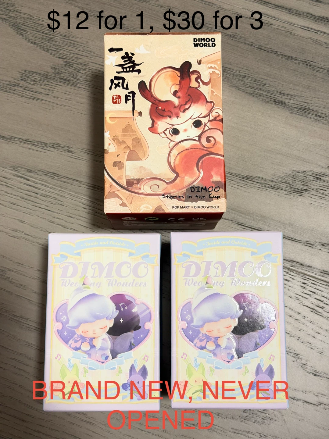 LABUBU & DIMOO BLIND BOXES ($30 EACH) - photo 3